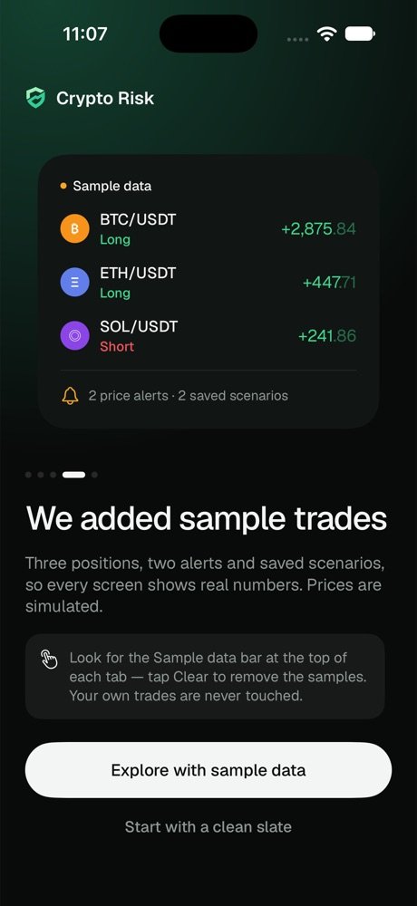 Onboarding: sample trades